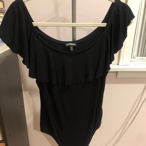 Off the shoulder body suite